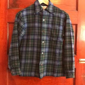 Pendleton 100% plaid wool shirt